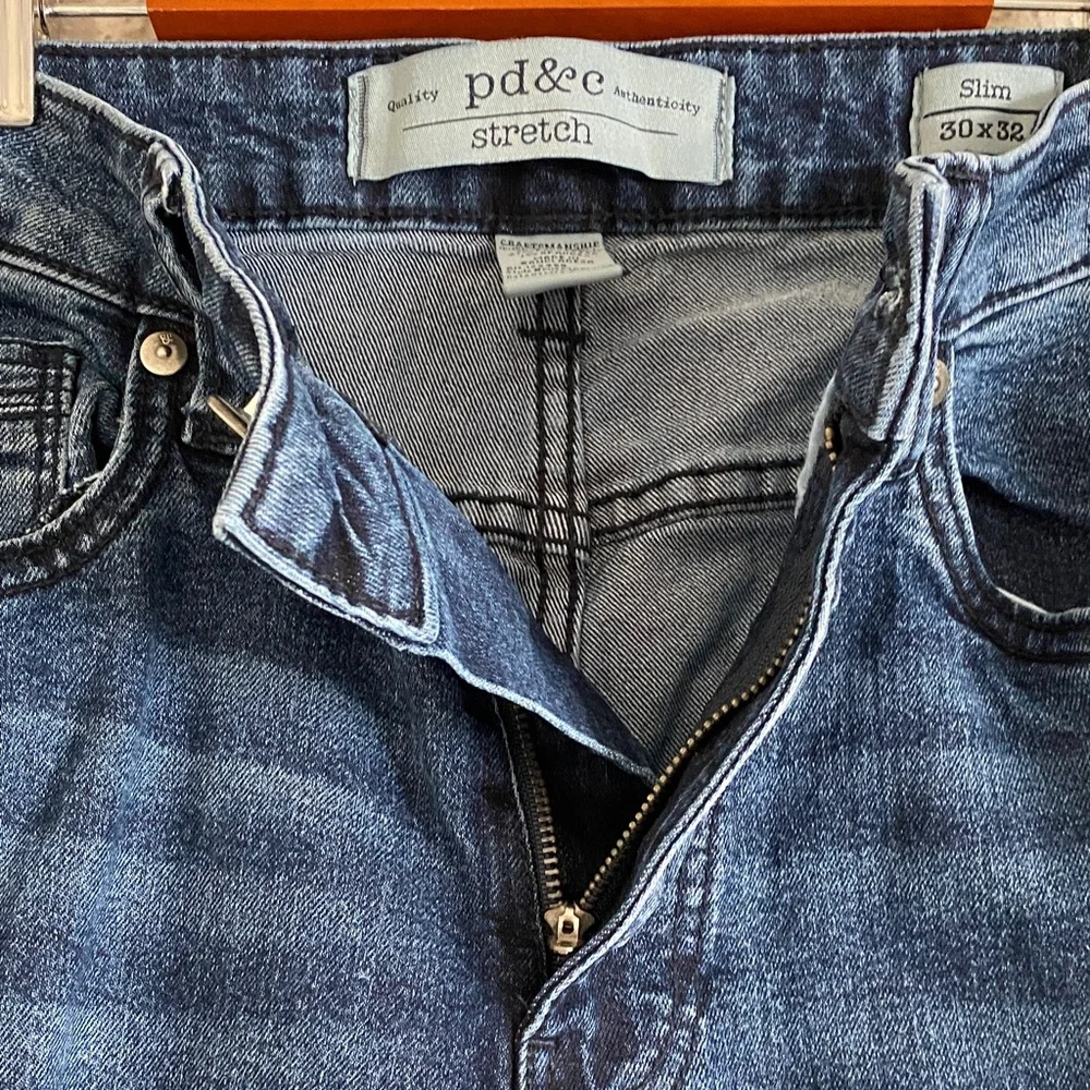 PD&C Men's Slim Fit Jeans in Dark Blue